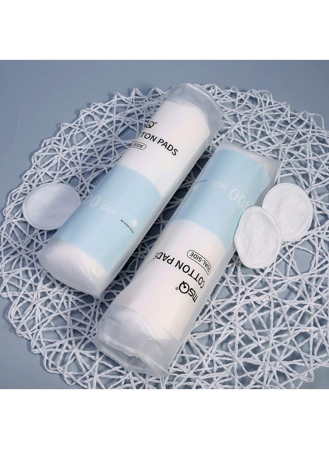 MSQ Cotton Rounds (300 Count), Makeup Remover Pads,100% Pure Cotton, Facial Cleansing Round Cotton Pads, Lint-Free - Image 5
