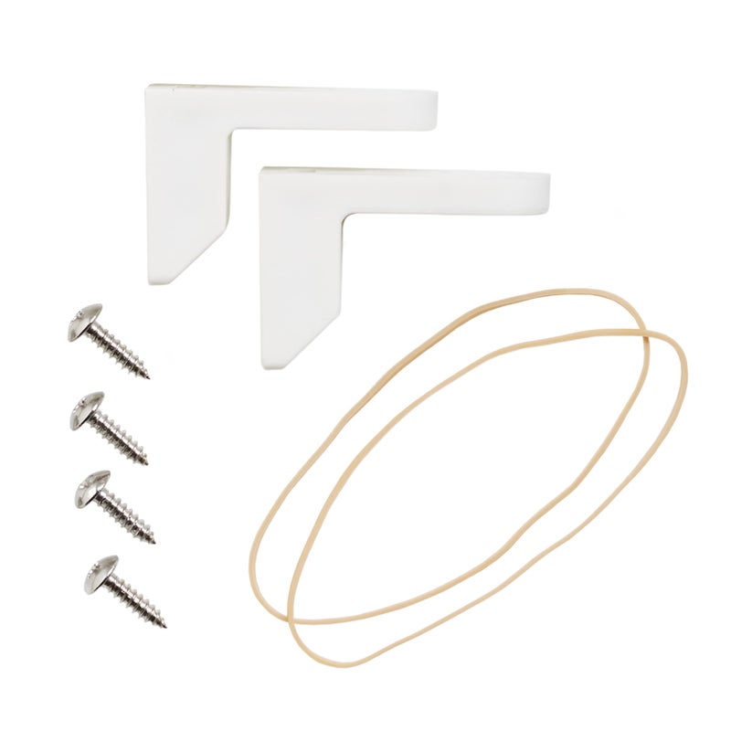 COMPAC HOME Stabilizers T Bumpers, Lock Place, Keeps Children, Elderly, Disabled Safe from Slipping Off Shaking, Moving or Wobbly Toilet Seat (1 Set), White, 1 Count (Pack of 1) - Image 4