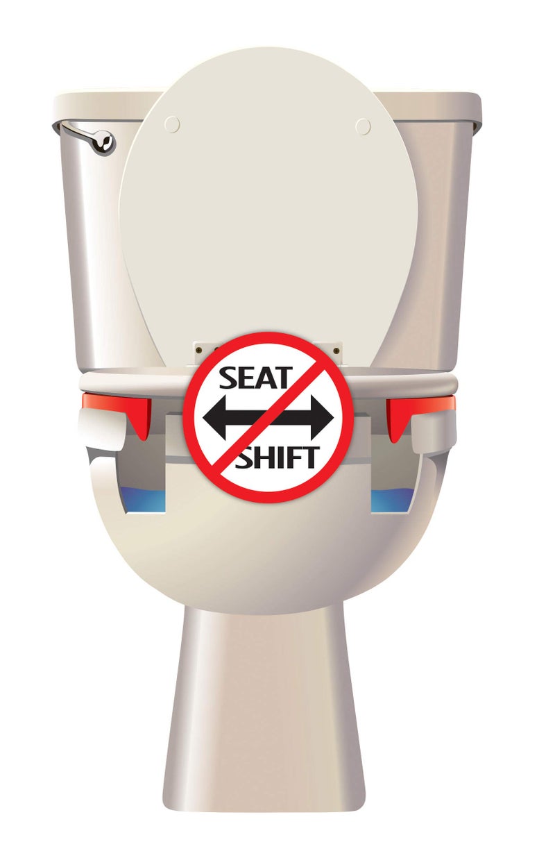 COMPAC HOME Stabilizers T Bumpers, Lock Place, Keeps Children, Elderly, Disabled Safe from Slipping Off Shaking, Moving or Wobbly Toilet Seat (1 Set), White, 1 Count (Pack of 1) - Image 5