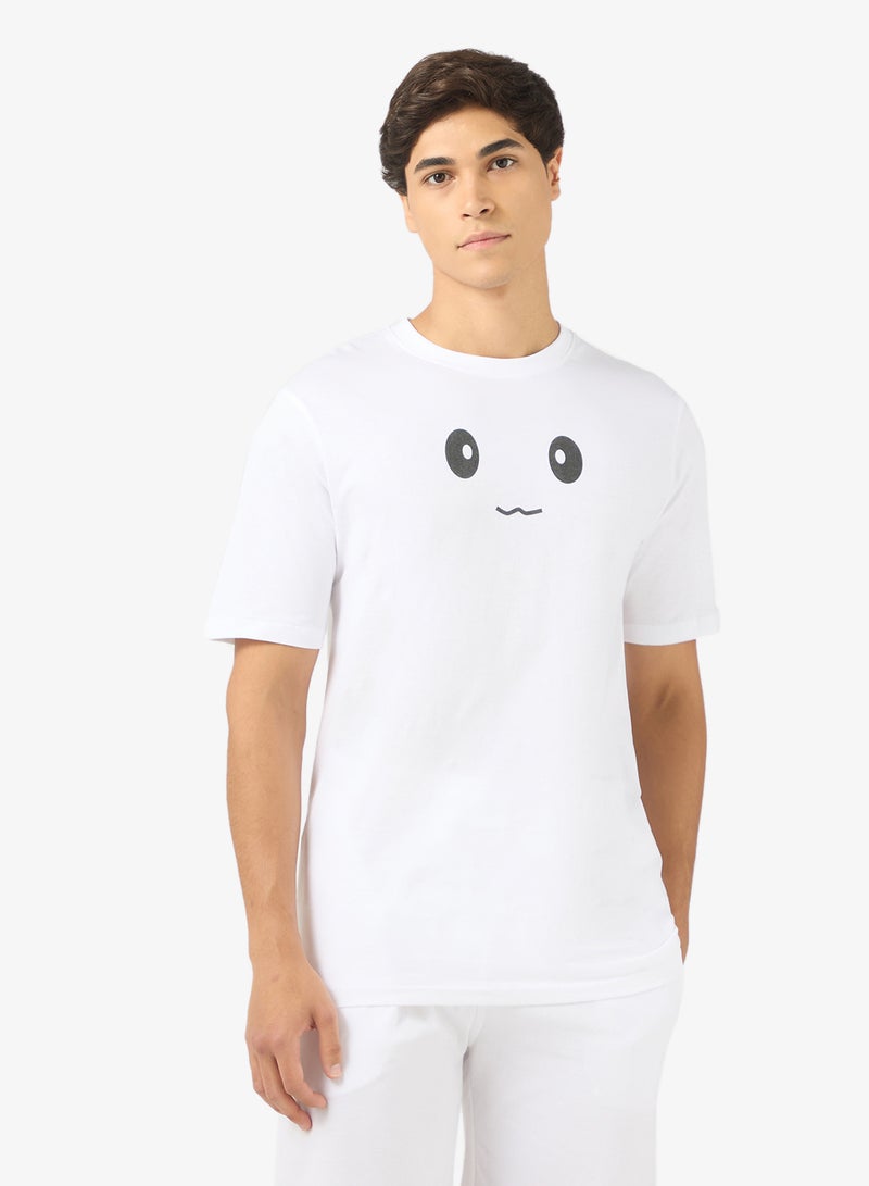 سفنتي فايف طقم بيجامة تي شيرت وشورت - Image 3