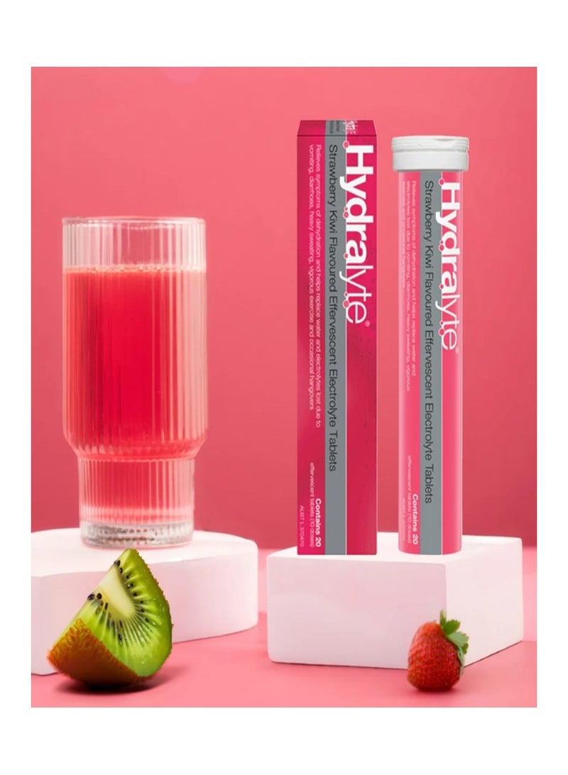 Hydralyte Hydralyte Effervescent Strawberry Kiwi 20 Eff Tablets  - Image 3