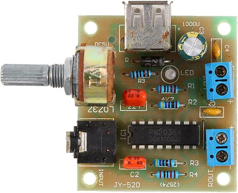 FILFEEL USB Amplifier Board Power Supply Module with External Control and Overheat Protection - Image 3