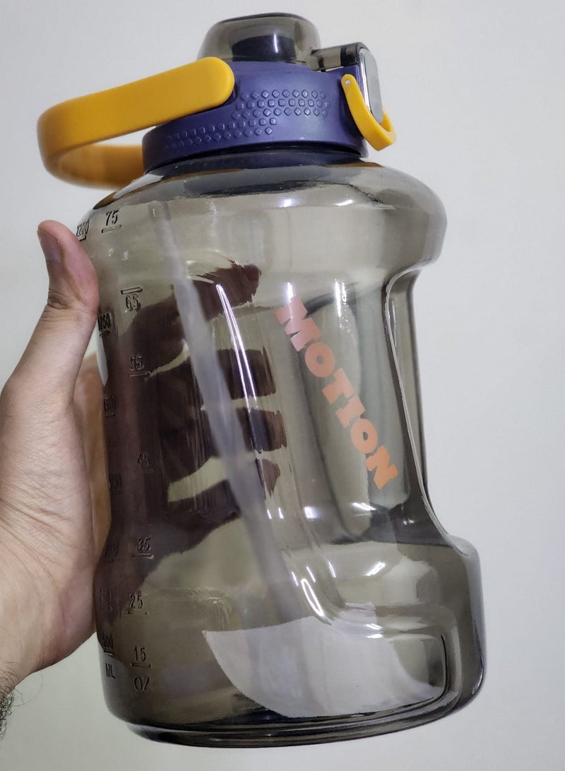 Generic Shaker Bottle for Gym Water Bottle BPA-Free Drinking Big Jug for Outdoor Training Bodybuilding Gym Camping and More - Image 2