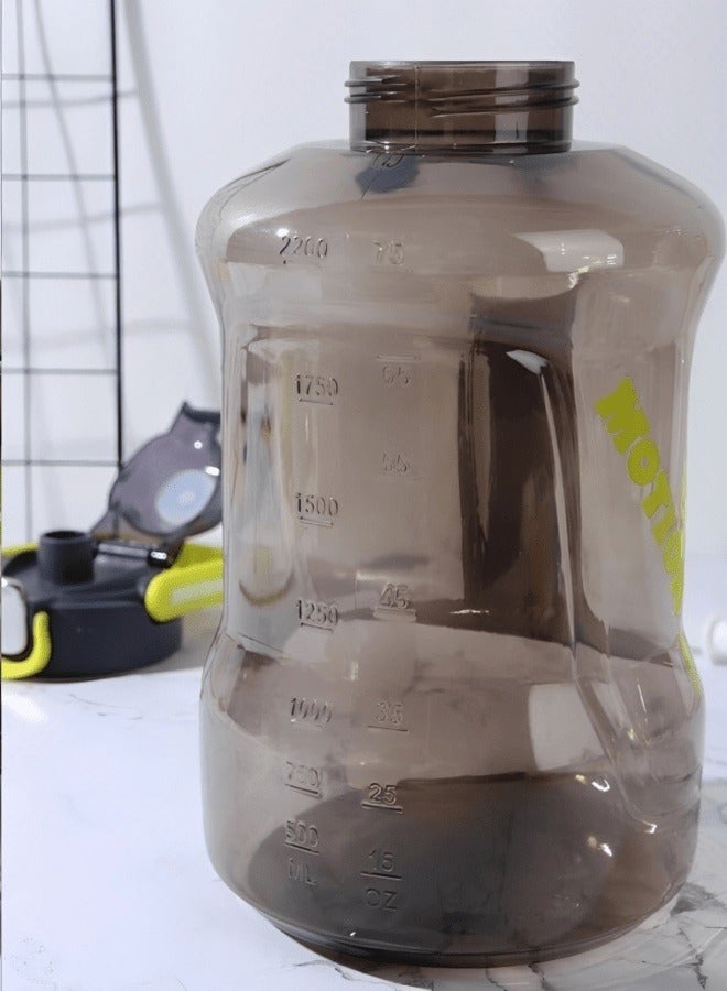 Generic Shaker Bottle for Gym Water Bottle BPA-Free Drinking Big Jug for Outdoor Training Bodybuilding Gym Camping and More - Image 4