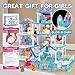 Seifar Doll House for Girls10 Rooms Blue House Toy with Doll Figures Puppies Lights Furnitures Accessories Kids Playhouse Gift for for 3 4 5 6 7 8 9 10 Year Old - Image 4