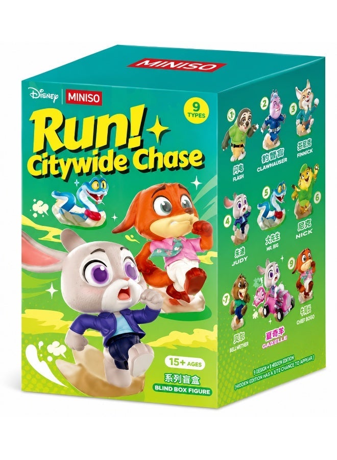 MINISO x Disney Zootopia 2 Run! Citywide Chase Collection Collectible Figure Blind Box, Full Display Set of 8 Sealed Mystery Boxes, Character Collectible for Display and Gifting - Image 5