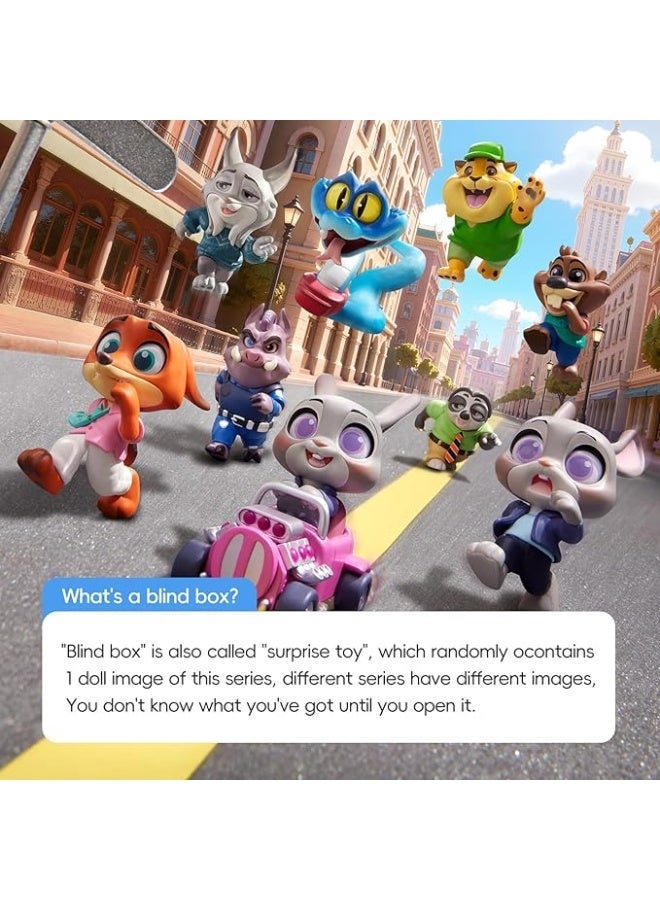 MINISO x Disney Zootopia 2 Run! Citywide Chase Collection Collectible Figure Blind Box, Full Display Set of 8 Sealed Mystery Boxes, Character Collectible for Display and Gifting - Image 3