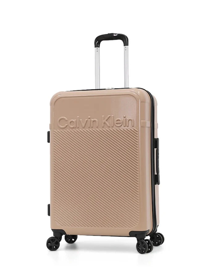 كالفن كلاين طقم حقائب سفر كالفن كلاين ثلاث قطع صلبة بعجلات دوارة وقفل  قابلة للتوسيع للسفر