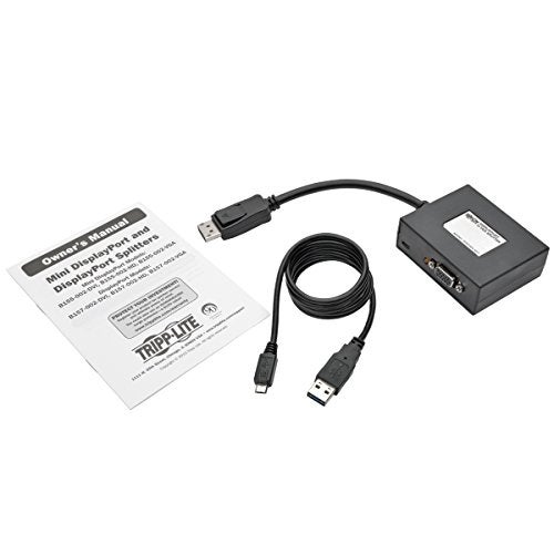 Tripp Lite B157-002-VGA 2-Port DisplayPort To VGA Splitter - Image 5