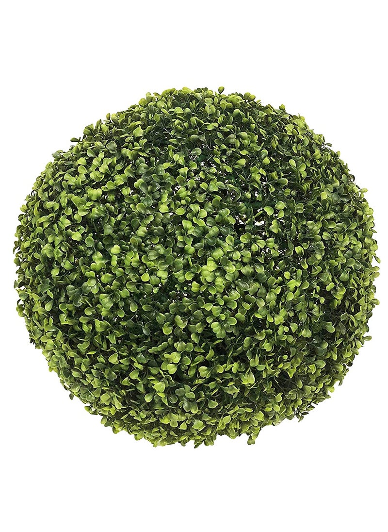 LINGWEI Artificial Topiary Ball Indoor Outdoor Fake Boxwood Plant Decorative Balls Green 45x45cm  - Image 2