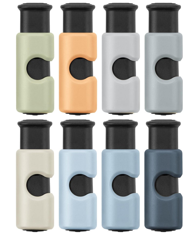 Mr. Pen- Squeeze And Lock Bread Bag Clips  8 Pack  Morandi Colors  Squeeze And Lock Bread Clips Reusable - Image 1