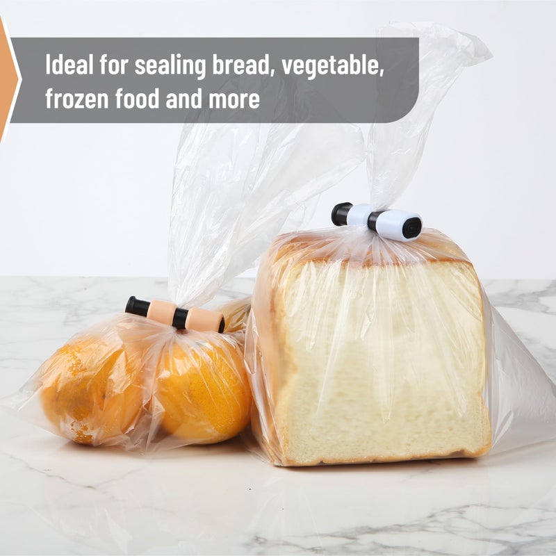 Mr. Pen- Squeeze And Lock Bread Bag Clips  8 Pack  Morandi Colors  Squeeze And Lock Bread Clips Reusable - Image 5