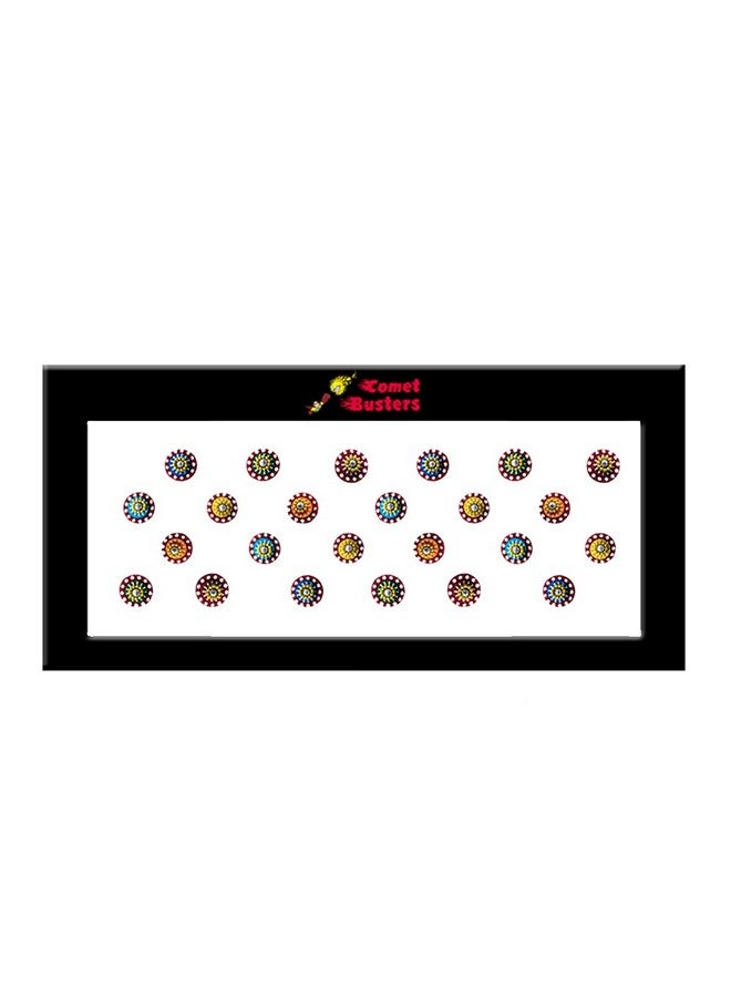 كوميت باسترز بيندي دائري فاخر متعدد الألوان بقاعدة كستنائية من كوميت باسترز (BIN557) - Image 3