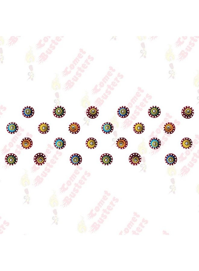 كوميت باسترز بيندي دائري فاخر متعدد الألوان بقاعدة كستنائية من كوميت باسترز (BIN557) - Image 4