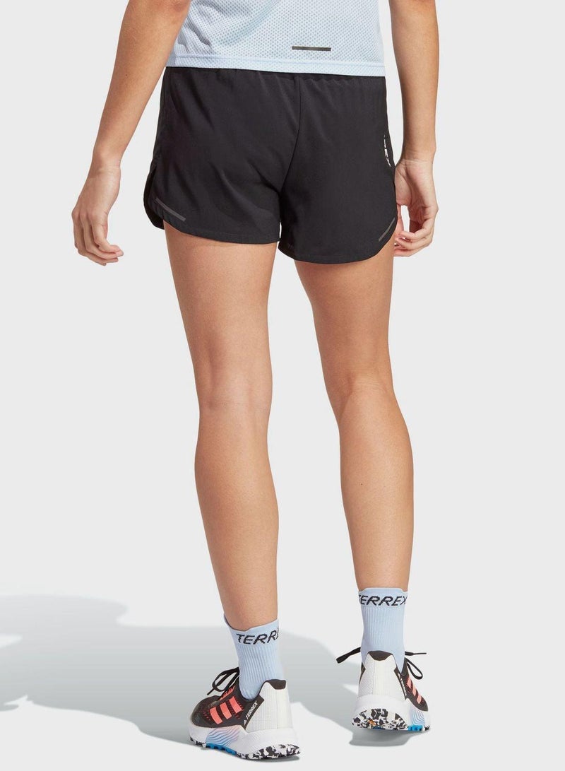 Adidas Agr Short W Black Trail Running Shorts For Women Xs3 - Image 2
