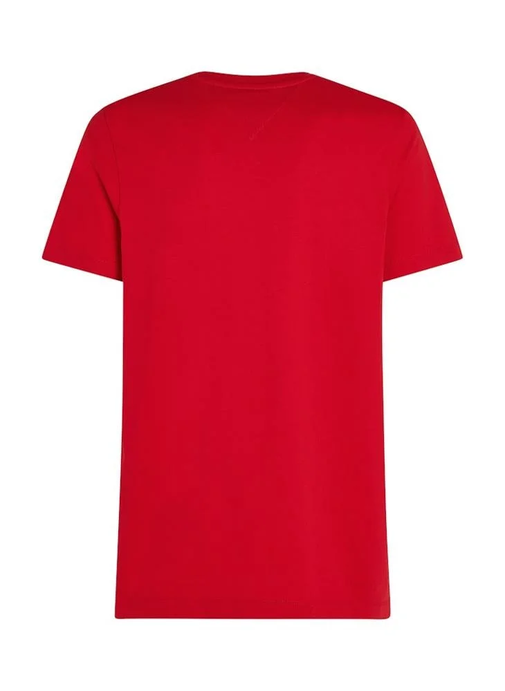 TOMMY HILFIGER  Logo Crew Neck T-Shirt for Men | Best Price UAE