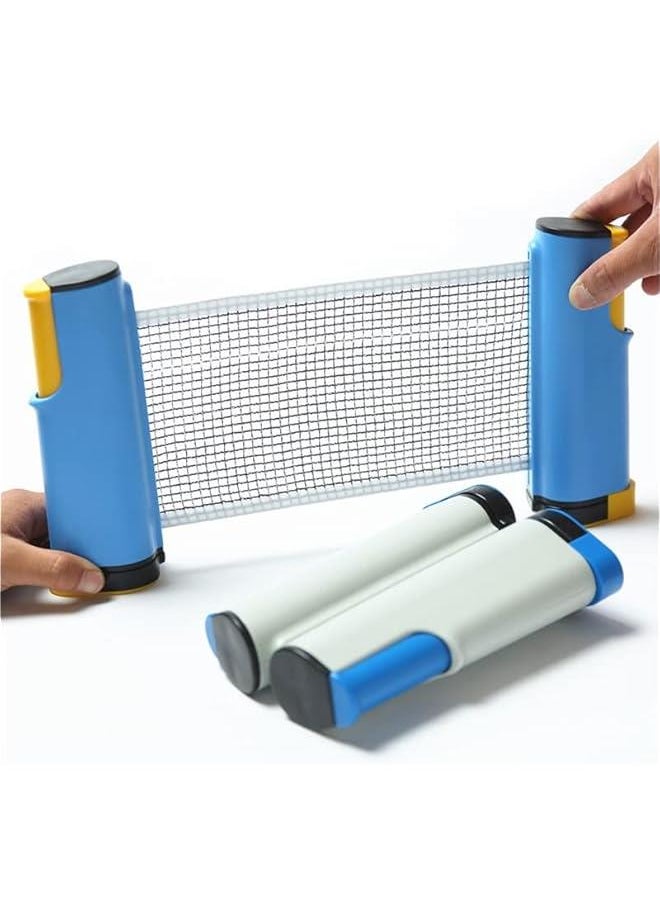 Retractable Table Tennis Net Rack Fashionable Safe Wavy ed ge Portable Pong Balls Net Rack(Blue), Comesee Retractable Pong Net for Any Table, Pong net Table Tennis for Any Topper Pool tab - pzsku/Z5BEF7B2D3A046E424552Z/45/_/1730703914/2c0d6de5-e0c8-4973-a5fa-64226a96eef6