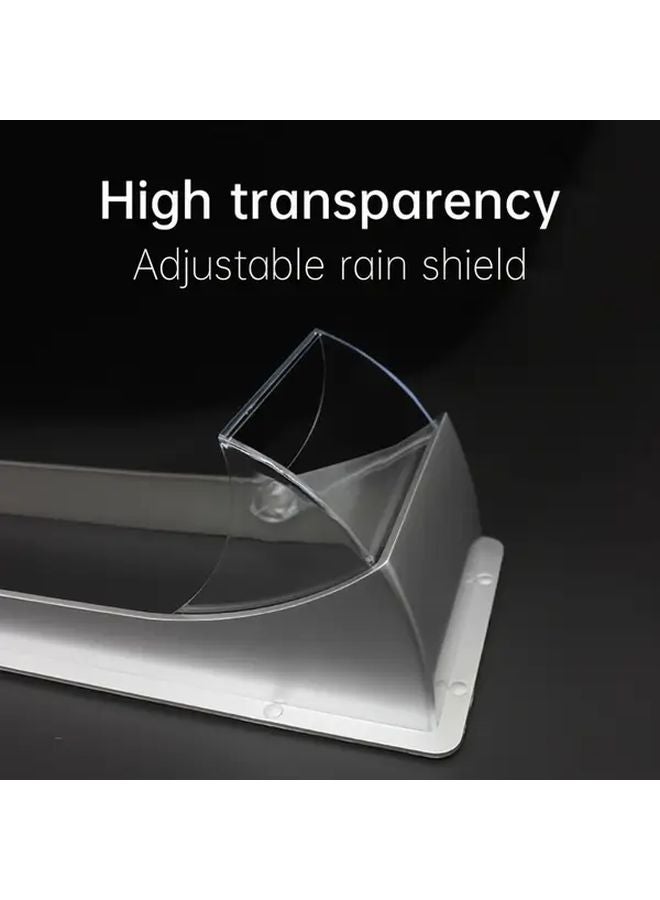 Cubic Retractable Access Control Cover With Sliding Sunshade Durable Plastic 1pc - Image 4