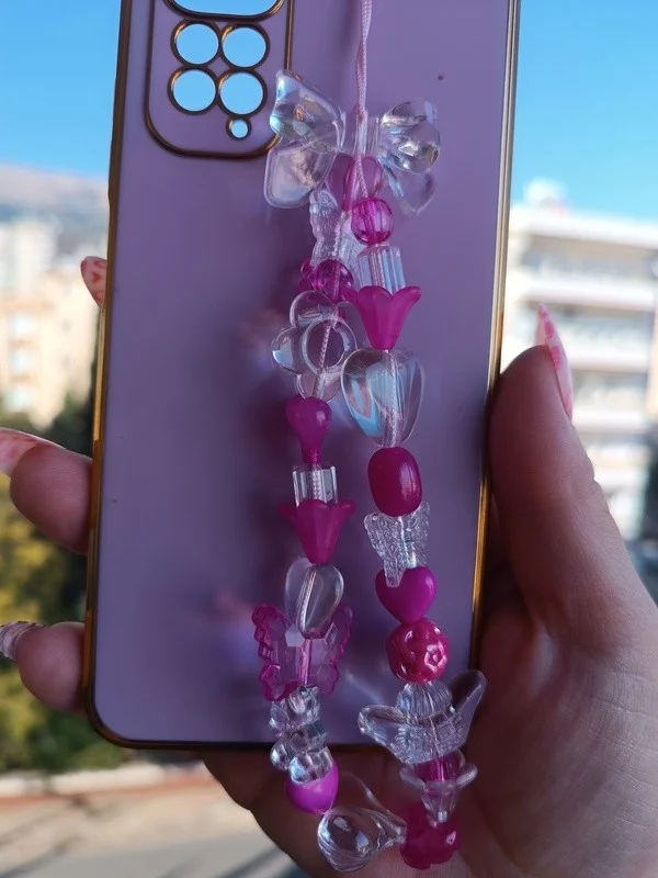 Efna Store Beaded Phone Charm, Phone Bracelet Accessory and Gift Boxed, Gift Accessory