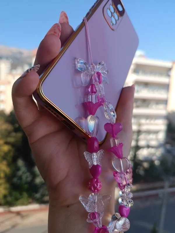Efna Store Beaded Phone Charm, Phone Bracelet Accessory and Gift Boxed, Gift Accessory