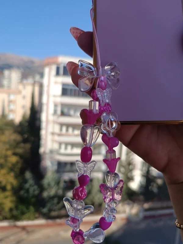 Efna Store Beaded Phone Charm, Phone Bracelet Accessory and Gift Boxed, Gift Accessory