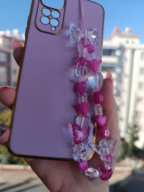 Efna Store Beaded Phone Charm, Phone Bracelet Accessory and Gift Boxed, Gift Accessory