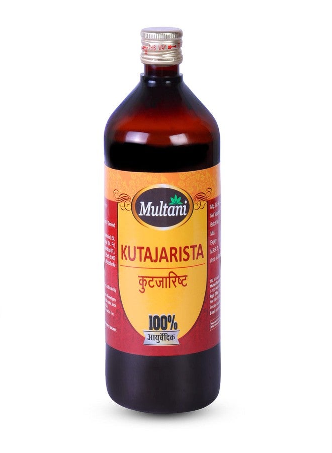 Multani Kutajarishta, Useful In Sprue & Dysentery, Relief From Diarrhea, Loose Motion & Upset/Improper Digestion, Digestive Functions & Irritable Bowel Syndrome (IBS), 450 Ml - Image 1
