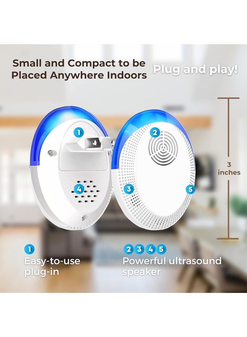 Arabest Ultrasonic Pest Repeller 4 Pack Mice Repellent Indoor Pest Repellent Ultrasonic Plug in, Mouse Deterrent, Pest Control for Rodents, Roaches, Cockroaches, Spiders, Insects(4 Pack) - Image 5