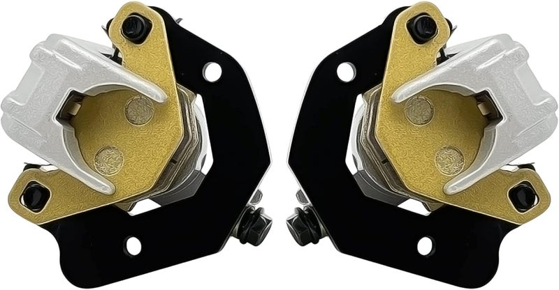 M MATI Front Left Right Brake Calipers & Pads for Kawasaki ATVs - Image 4
