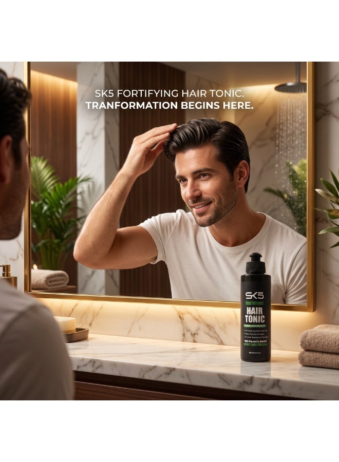 SK5 Fortifying Hair Tonic 200ml – Strengthening Spray for Hair Loss, Smooth & Healthy Hair - Image 3