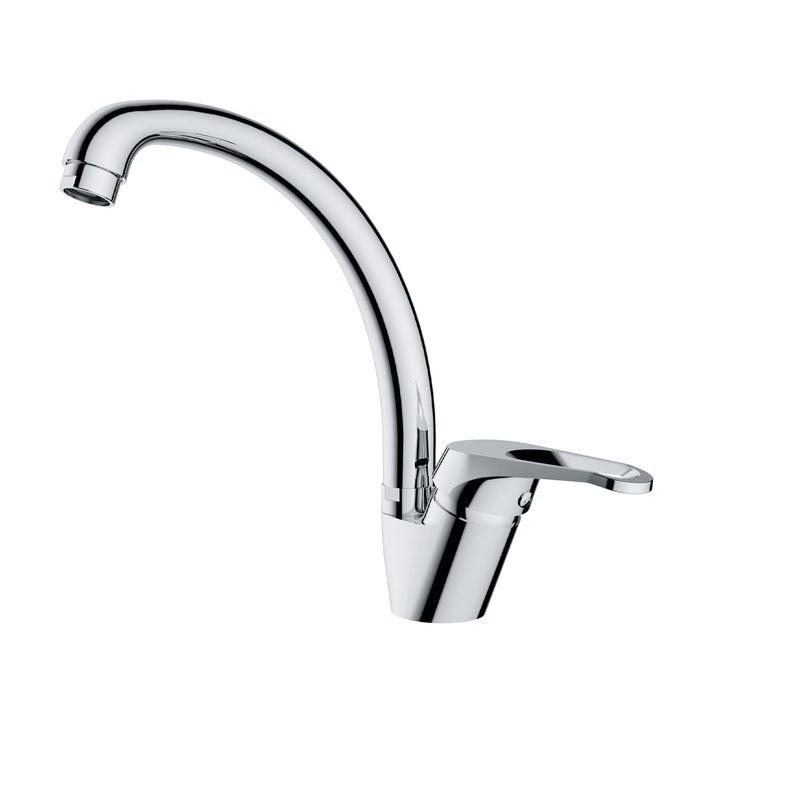 Franke SS Kitchen Sink Tap Chrome Finish Sleek Design Corrosion Resistant Anti Scratch Easy Cleaning Acid Resistant 5Yrs Warranty SUS304 SS Durability Franke Vega Swivel Spout Side