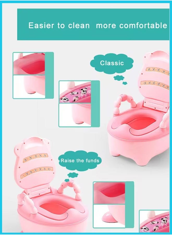 Baby Potty Toilet Potty Training Seat with Handles, Toddler Kids Potty Chair with High Back Support & Lid Potty Pot,Portable Children Travel Potty Toilet for Indoor and Outdoor - pzsku/Z5BEFCF2E0A11418CF2C4Z/45/_/1712471954/caa02a46-9dea-47ba-82c5-3cb2e732749a