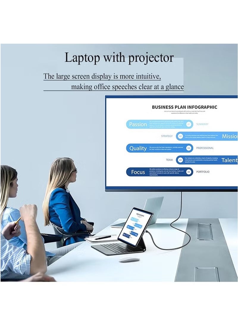 X-level USB C to HDMI 2.1 Cable 6.6FT/2M, 8K USB Type C to HDMI Cord High Speed 48Gbps, Thunderbolt 4/3 to HDMI HDCP 2.3 Compatible with Steam Deck,MacBook Pro/Air, iPhone16/16 Pro ﻿Max - Image 3