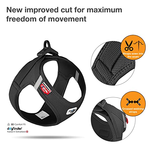 Curli Vest Harness curli Clasp Air-Mesh Black L - Image 2