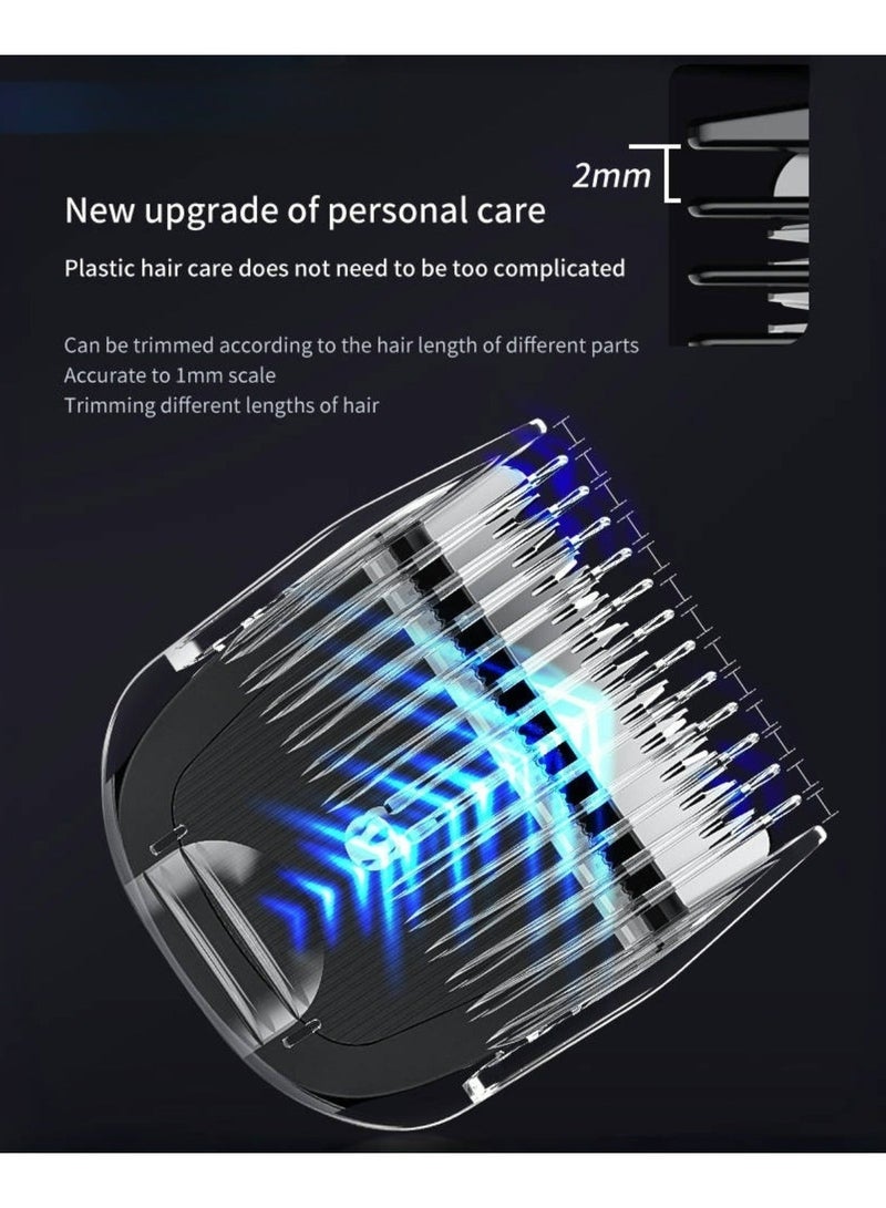 Electric Body Hair Trimmer - Precision Groin & Ball Trimmer for Men, Ergonomic Design with Replaceable Ceramic Blades, Waterproof for Wet/Dry Use, USB-C Charging, Gifts for Him Dad. - Image 4