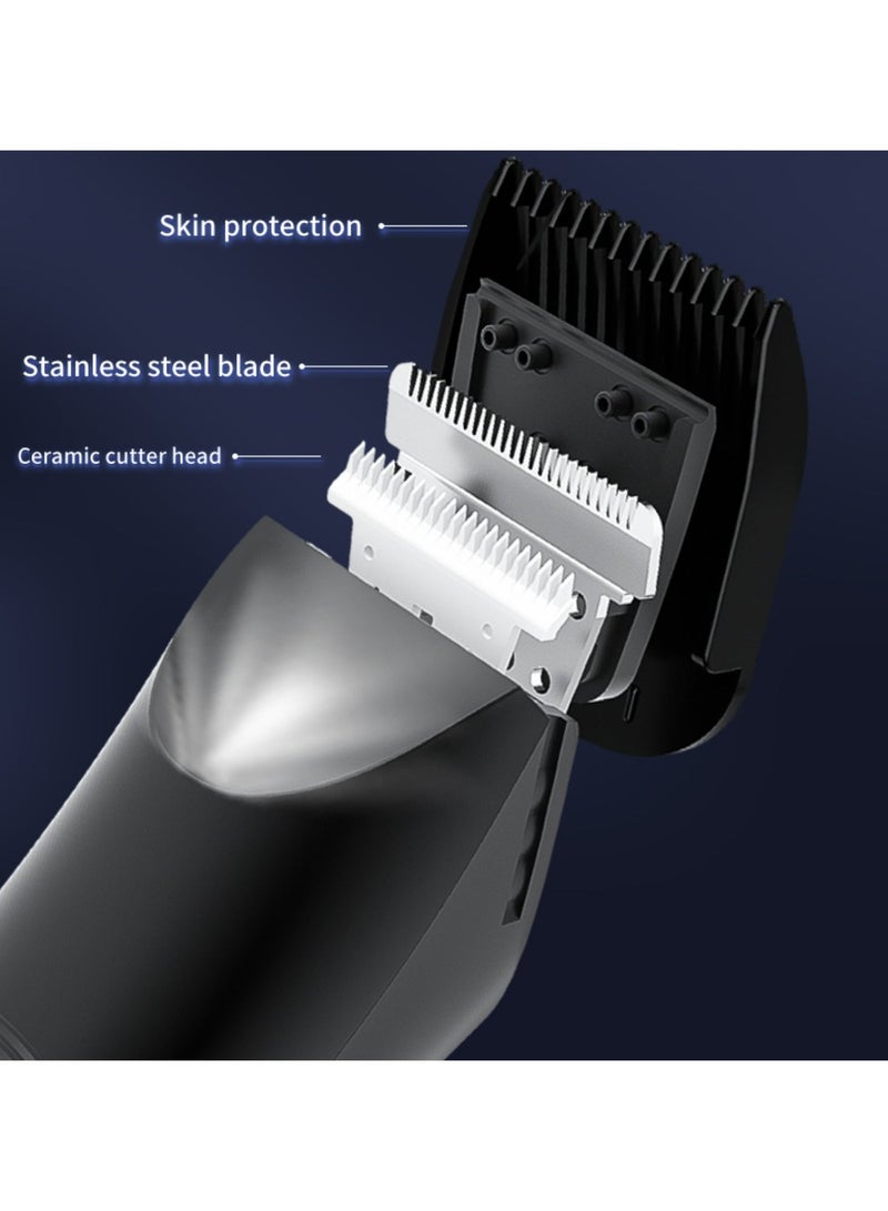 Electric Body Hair Trimmer - Precision Groin & Ball Trimmer for Men, Ergonomic Design with Replaceable Ceramic Blades, Waterproof for Wet/Dry Use, USB-C Charging, Gifts for Him Dad. - Image 5