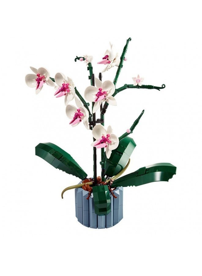 Generic - Bouquet Building Blocks, Artificial Flower Building Toys, Small Particle Butterfly Orchid Building Blocks Bouquet Potted Plants, Indoor Decoration, Parent-child Interaction, Color - Image 1