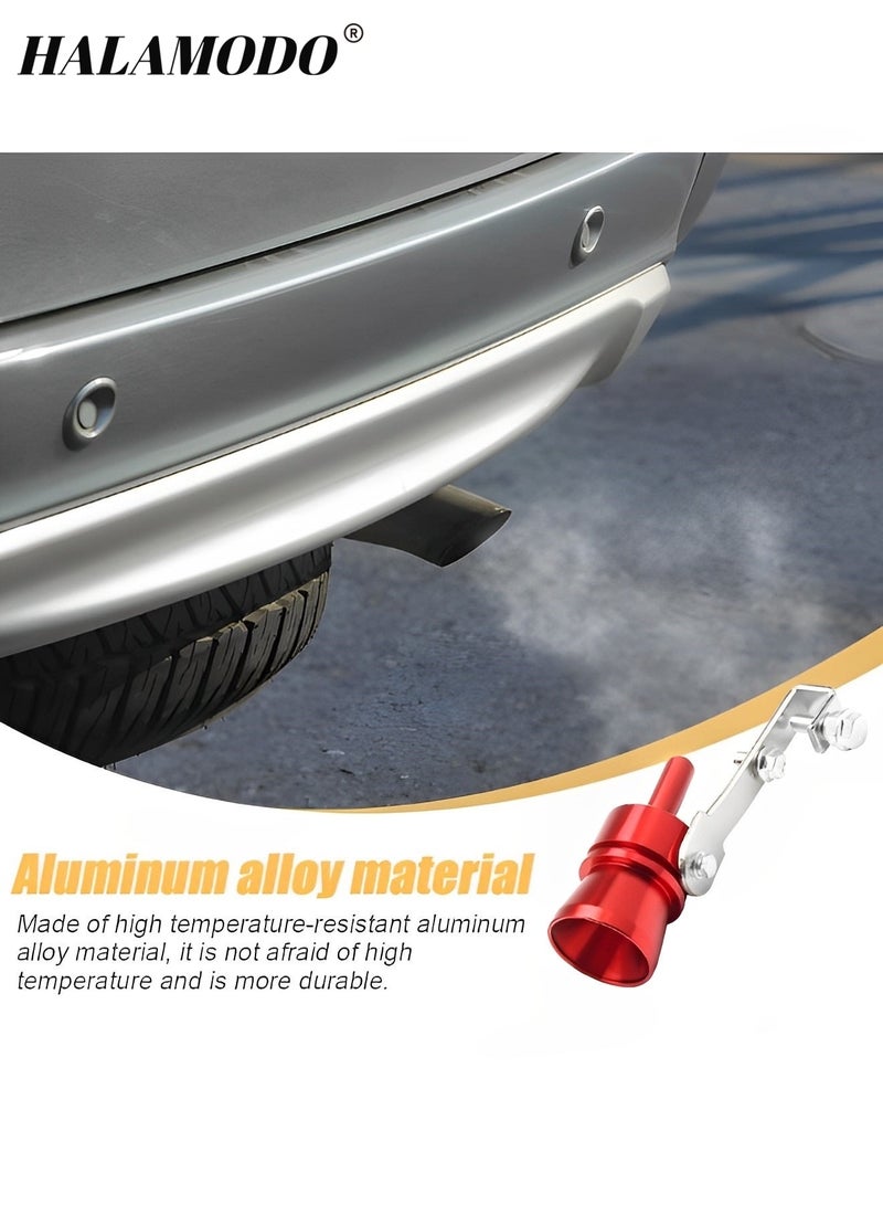 1PC Exhaust Turbo Whistle Loud Turbo Sound Booster Exhaust Muffler Pipe Car Roar Maker Aluminum Alloy Whistle Tail Pipe Whistle Simulator for Most Car - Image 5