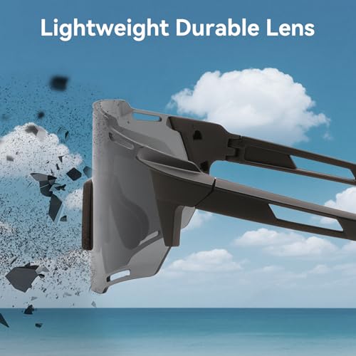 Karsaer Cycling Sport Sunglasses Mens UV400 Non-fogging Lens Goggles for Bicycle Fishing Baseball Running Cycling Golf E1386 - Image 4
