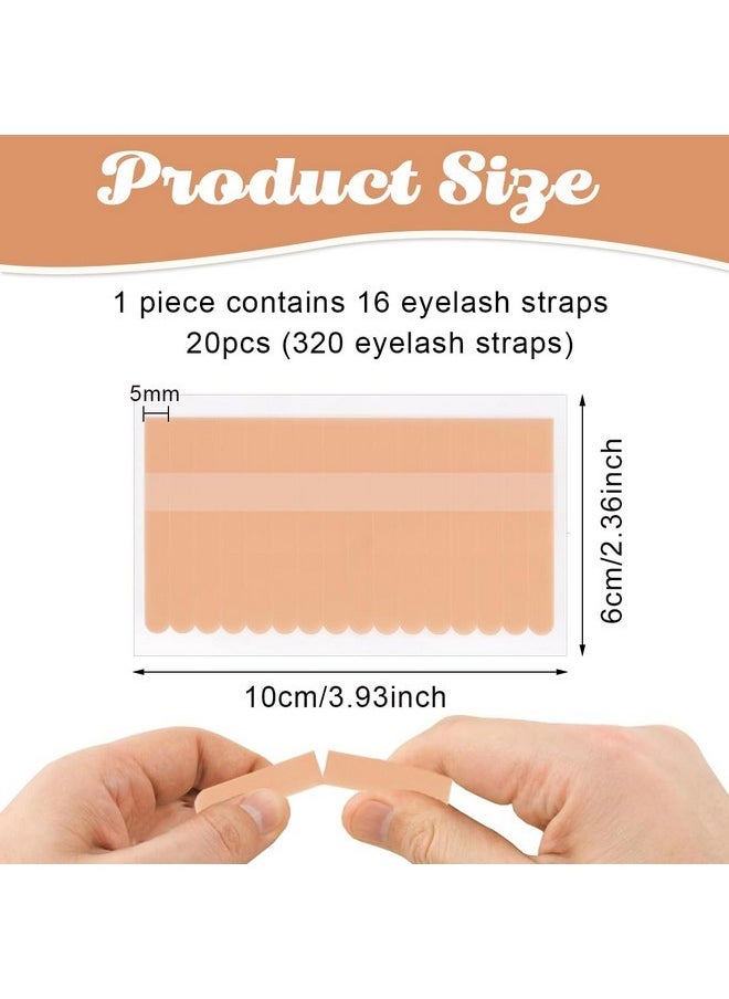 maycreate - 320Pcs Eyelash Extension Tape False Eyelashes Adhesives Under Eye Lash Tape Breathable Non-Woven Eyelid Lifting Micropore Medical Tape For Individual Eyelash Extensions - Image 1