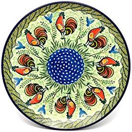 Polish Pottery Plate  10 Dinner  Unikat Signature  U2663