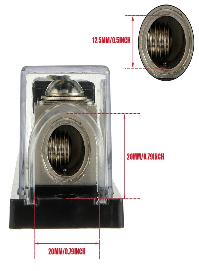 BOJACK 0/2/4 Gauge AWG in Line ANL Fuse Holder with 250 Amp Fuse - Image 5