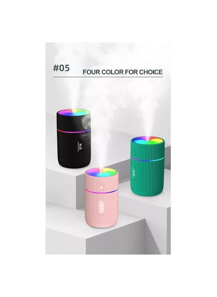 Generic Personal Desktop USB Humidifier with 7 Colors LED Night Light, Cool Mist, Pink  - Image 4