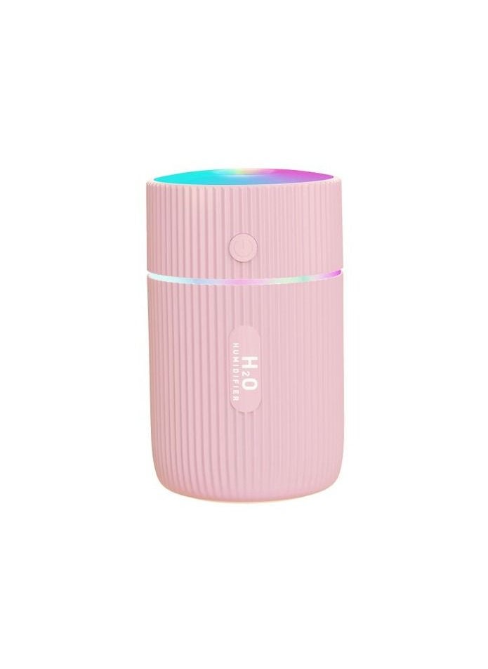 Generic Personal Desktop USB Humidifier with 7 Colors LED Night Light, Cool Mist, Pink  - Image 3