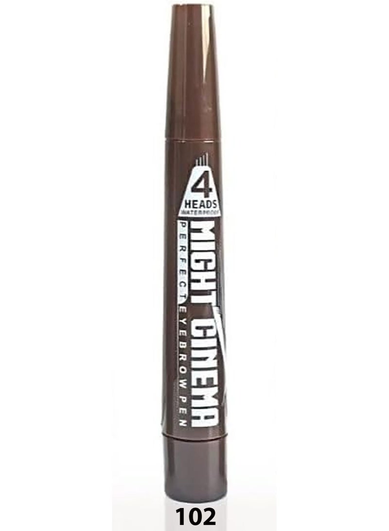 Might Cinema 4 heads eyebrow pencil - Might Cinema - 5012 - Color 102 - Image 1