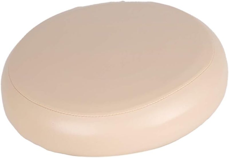 كلاراكو غطاء بديل سهل الارتداء لمقعد البار، أغطية مقاومة للماء، يناسب مقعد دائري بقطر 1114 بوصة، جلد صناعي، مجموعة من قطعتين، لون الشمبانيا - Image 5