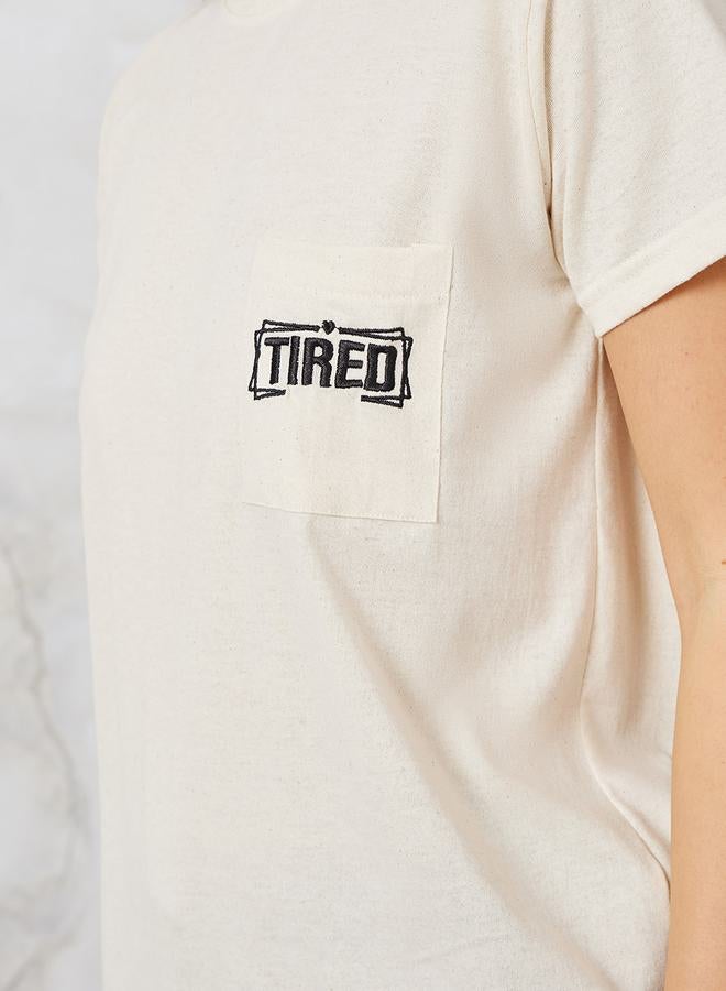 Styli Tired Embroidered Pocket Tee & Pyjama Set  - Image 3