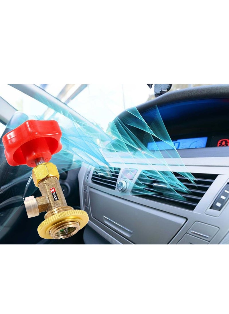 RACO Car AC Can Tap Valve Bottle Opener Dispensing Valve, Auto Air Conditioning Refrigerant Can Tap Valve with Leak-Proof Desgin for R134a 1/4" CT-339  - Image 4
