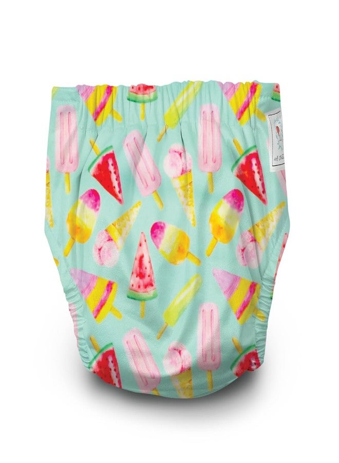 A Toddler Thing Newborn Diaper with 1 Newborn Size Insert - Ice Candy | Reusable Cloth Diaper | Waterproof & Washable | For 2.5 kgs - 6 kgs | Breathable & Prevents Leakage | Lasts up to 2 hours - Image 2
