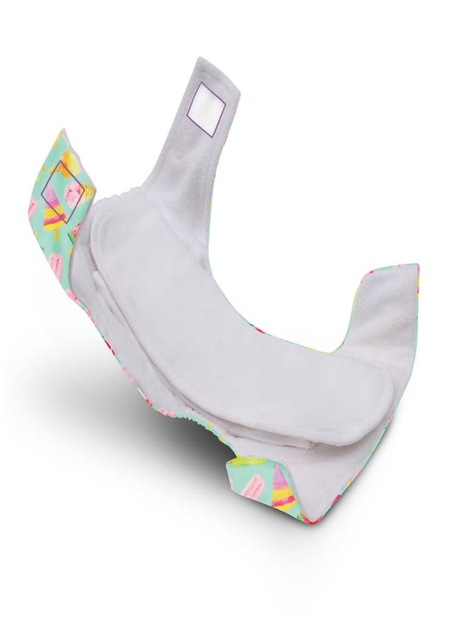 A Toddler Thing Newborn Diaper with 1 Newborn Size Insert - Ice Candy | Reusable Cloth Diaper | Waterproof & Washable | For 2.5 kgs - 6 kgs | Breathable & Prevents Leakage | Lasts up to 2 hours - Image 4